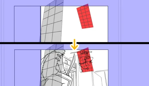 漫画の構図をクリスタの3D素材で作ってみよう！！