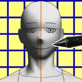 クリスタ3Dデッサン人形左右対称描画サムネ