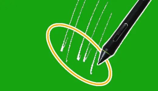 クリスタのペンで線の端に「はね」が出る時の対処法！！