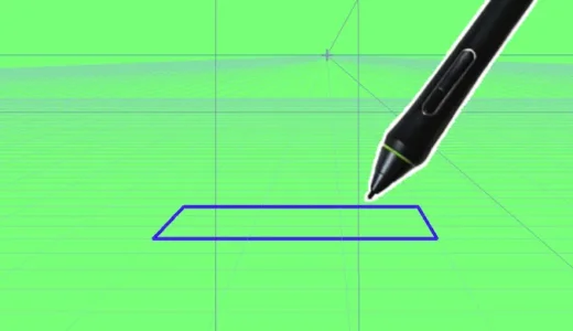 クリスタでパース上に正方形を作成する方法！！